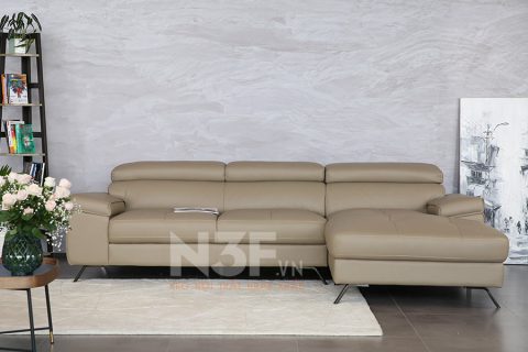 Sofa góc da nhập khẩu HG710